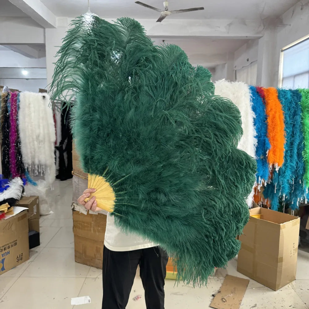 90CM Ostrich Feather Fans
