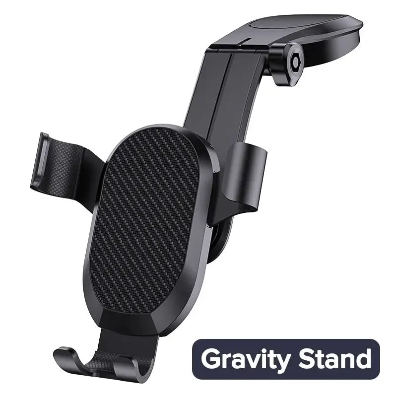 QOOVI Car Phone Holder Smartphone Mount Gravity No Magnetic Support For iPhone 13 12 11 X Xiaomi Samsung Huawei