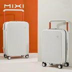 Wide Handle Suitcase 24" Travel Luggage Luxlife Brands