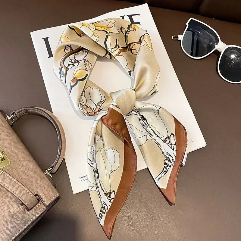 Saturday Afternoon Silk Square Scarf