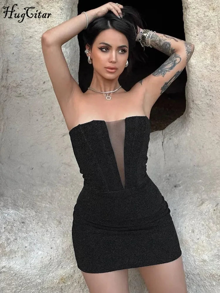 Mariah Strapless Mini Dress LUXLIFE BRANDS