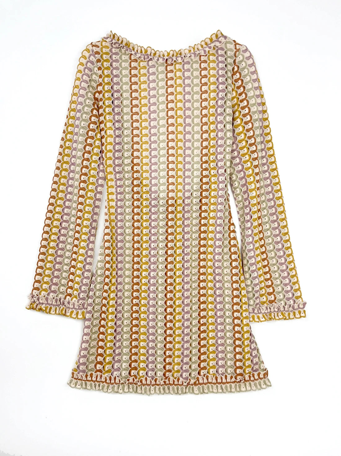 Sexy Backless Flare Sleeve Lace Knit Cut Out Party Beach Maxi Dress 2025 Summer Women Vacation Beachwear Swimsuit Cover Up A2815 Luxlife Brands