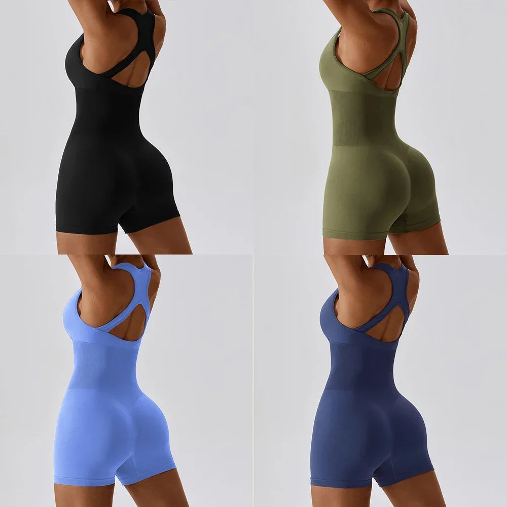 Seamless Yoga Jumpsuit LUXLIFE BRANDS