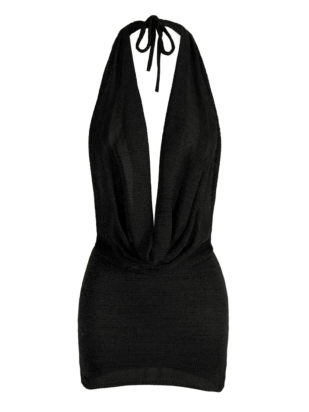 2026 Women New Year Bright Silk Dresses Sexy Stacked V Halter Neck Backless Knit Beach Mini Dress Summer Swimsuit Cover Up K145 Luxlife Brands