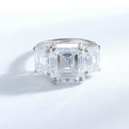Lux Emerald Moissanite Engagement Ring - Includes GRA Certificate LUXLIFE BRANDS