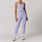 Hearuisavy 2-Piece Yoga Sets Sports Suit Women Fitness Tracksuit Running Workout Shirt Yoga Clothing Quick-Drying Gym Set Women Luxlife Brands