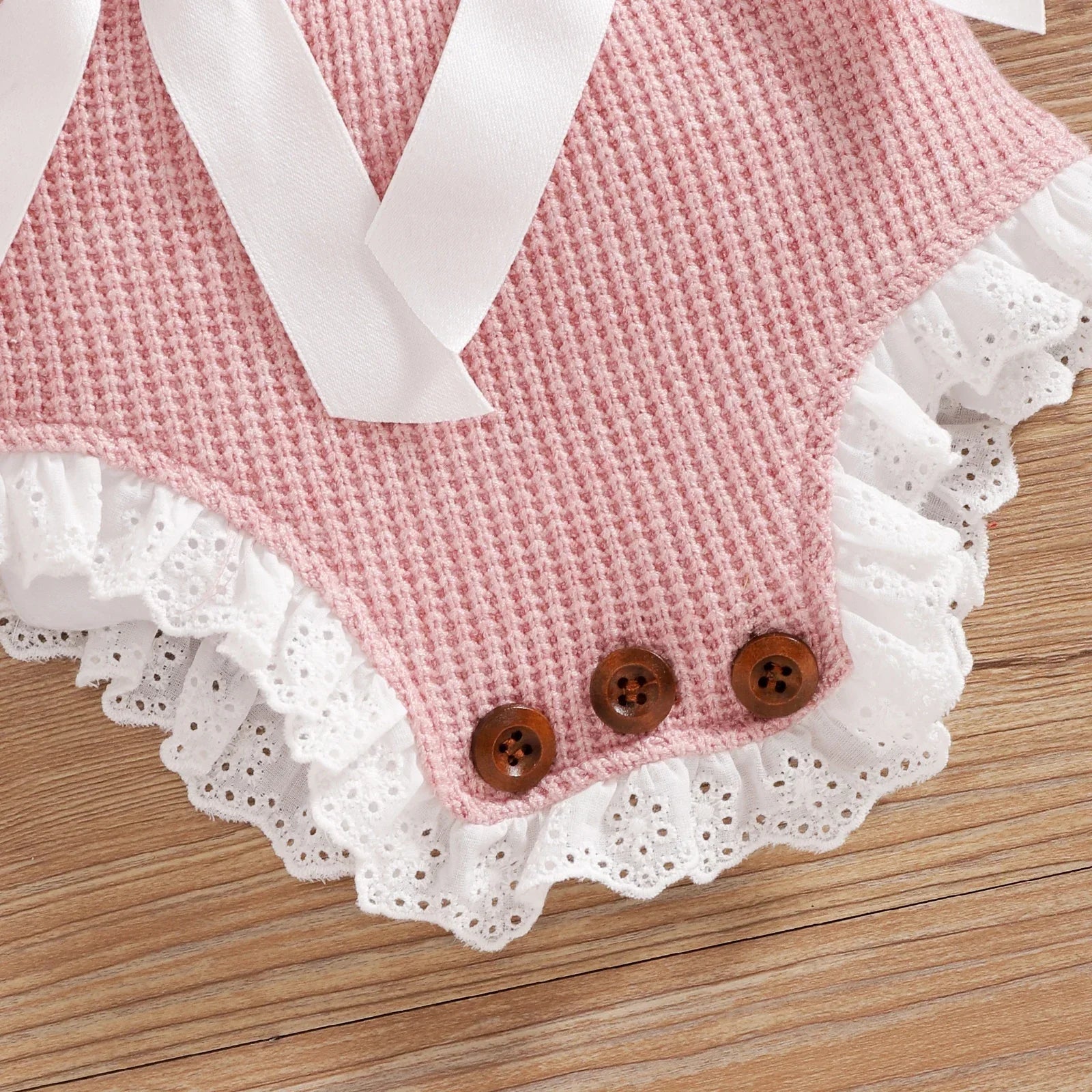 LUX Girls Knit Bodysuit Romper 2pcs Luxlife Brands