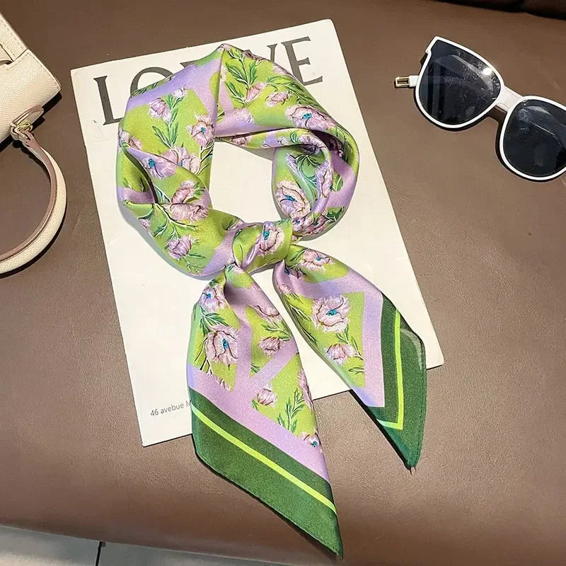 Saturday Afternoon Silk Square Scarf