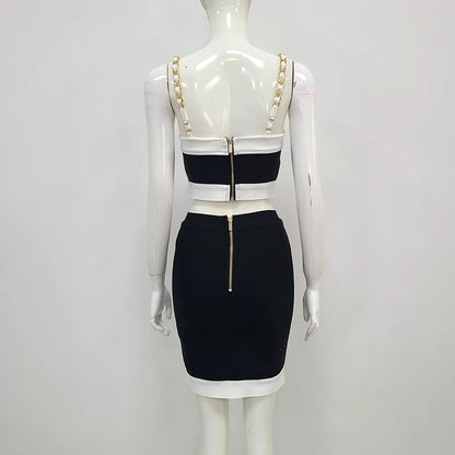Dior Bandage Bodycon Mini Dress LUXLIFE BRANDS