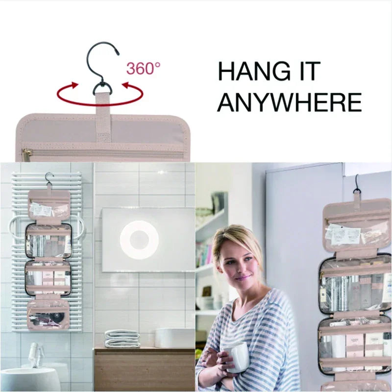 Amazing Hanging Travel Organizer for Full Sized Items LUXLIFE BRANDS