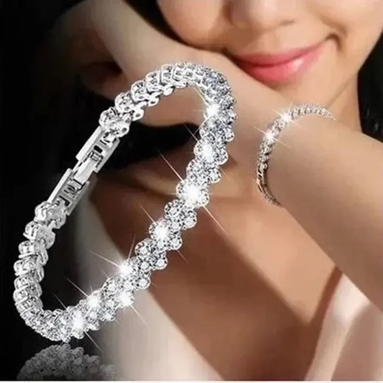 Crystal Swarovski Tennis Bracelet LUXLIFE BRANDS