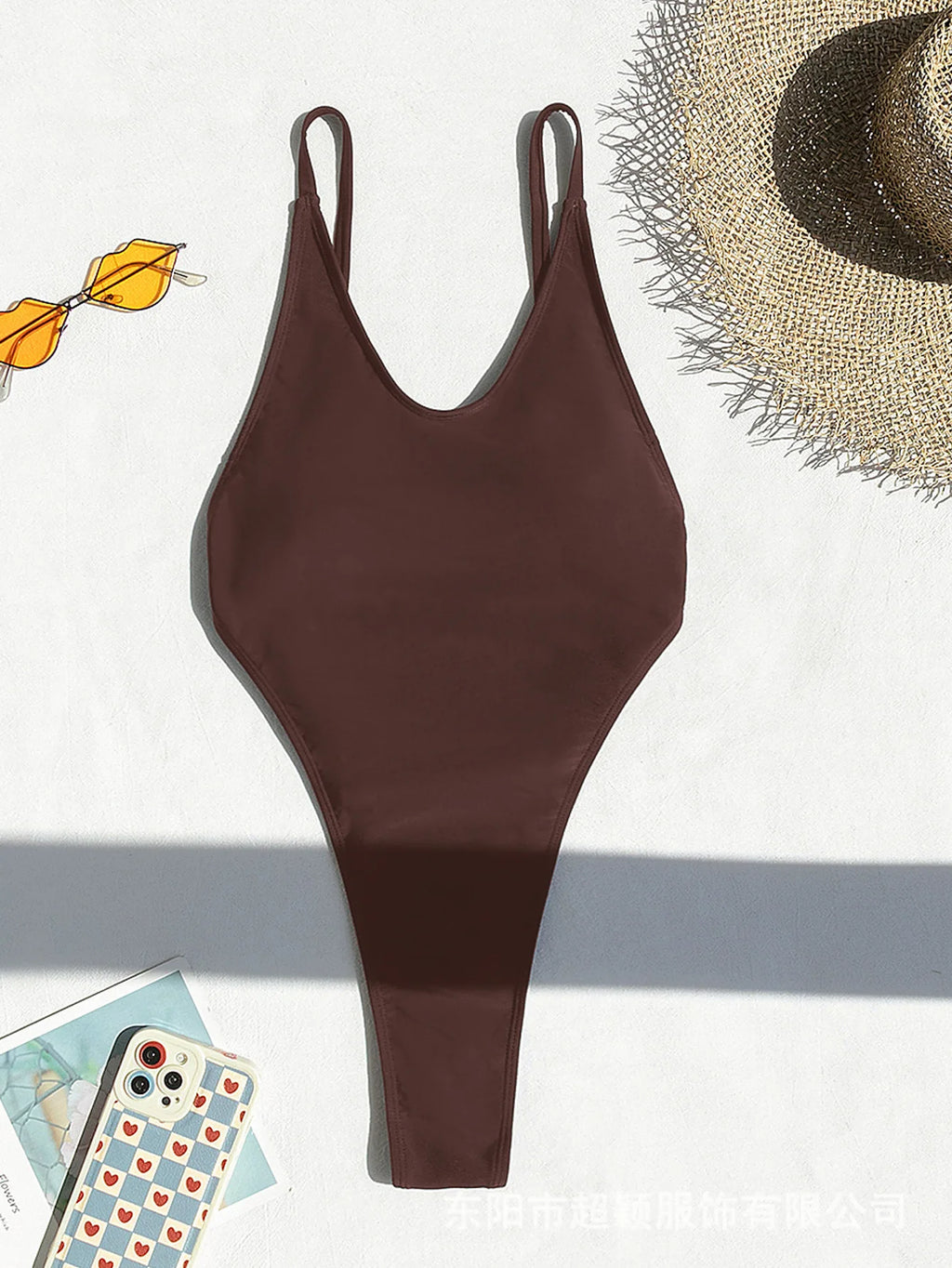 Hot-selling backless one-piece swimsuit sexy and thin swimsuit women's bikini beachwear 2025 new