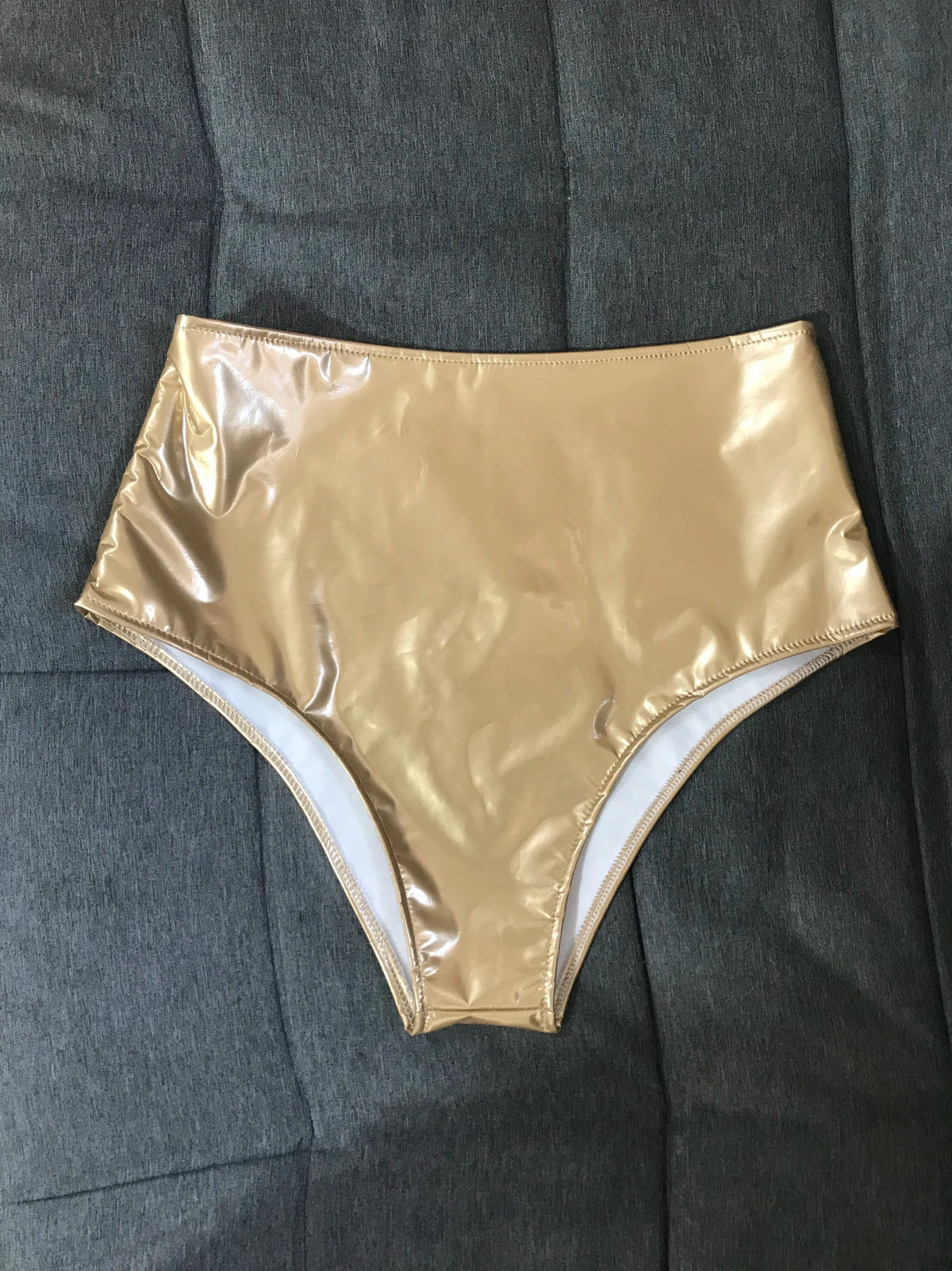 Glossy Metallic Triangle Performance Shorts