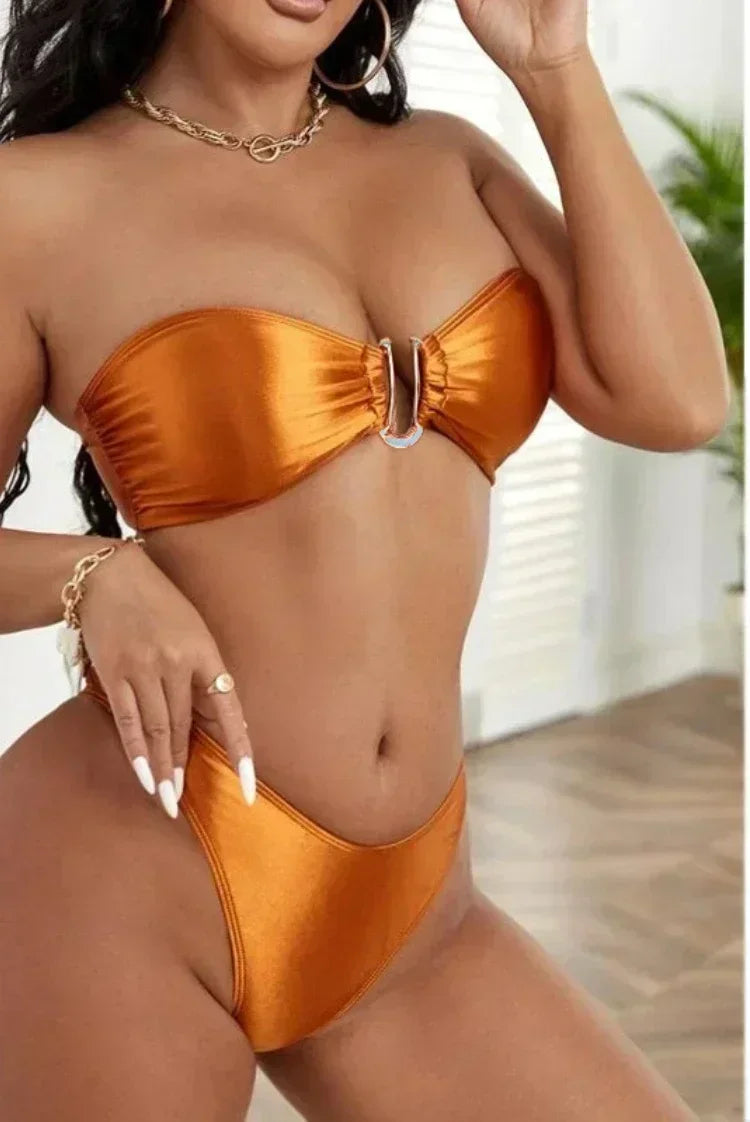 Women’s Bandeau Push Up Bikini Luxlife Brands