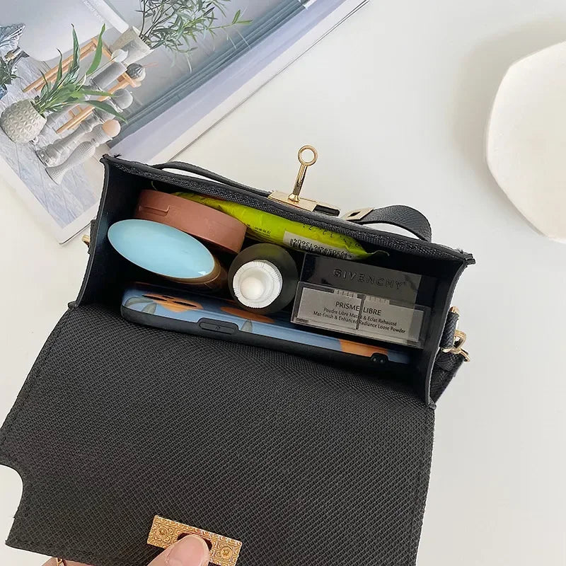 Small Bag Women's New Trend Handbag Single Shoulder Backpack Simple Texture Cross-Body Women's Bag" LUXLIFE BRANDS