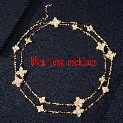 Lucky Clover Necklace LUXLIFE BRANDS