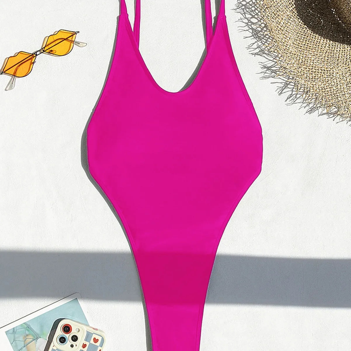 Hot-selling backless one-piece swimsuit sexy and thin swimsuit women's bikini beachwear 2025 new