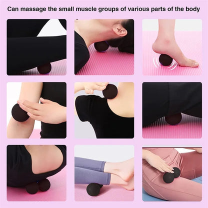 Hollow Yoga Roller Massage Peanut Ball Set EPP Fitness Foam Column For Back Pain Legs Hip Deep Tissue Stretching Muscle Relax LUXLIFE BRANDS