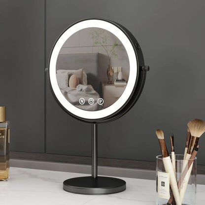 3X Magnifying Double Mirror with LED Light