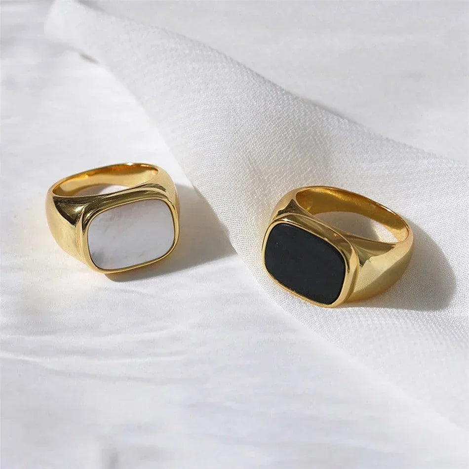 Fashion Ring 316L Stainless Steel Ring Anillo Ringen Mujer Women Rings Bague Couple Matching Jewlery Fashion Gifts Do not fade Luxlife Brands