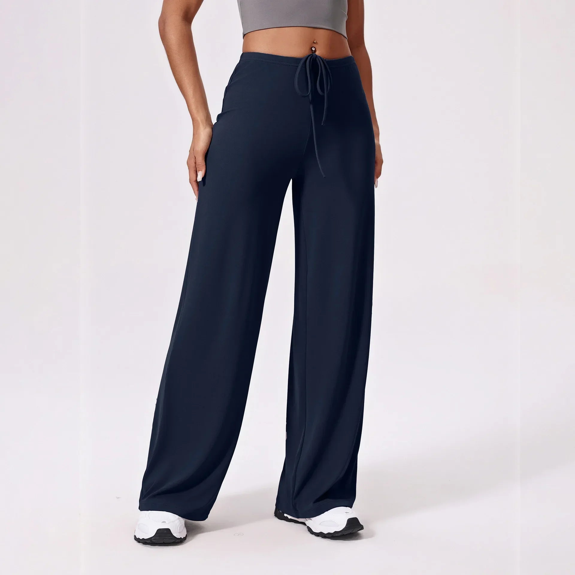 Ctenkevet-High Waist Wide-Leg Yoga Joggers for Women, Female Casual Tracksuit Bottoms, Straight Outdoor Baggy Sweatpants, Autumn Luxlife Brands