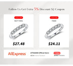 ATTAGEMS Moissanite Hool Earrings 925 Sterling Silver Passed the Diamond Test Wedding Earrings for Women Gift Fine Jewelry Band Luxlife Brands