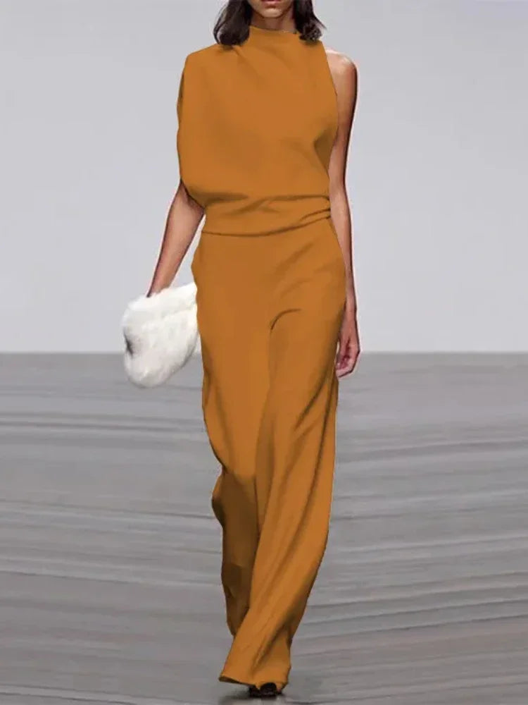 LUX Designer Wide Leg Jumpsuit