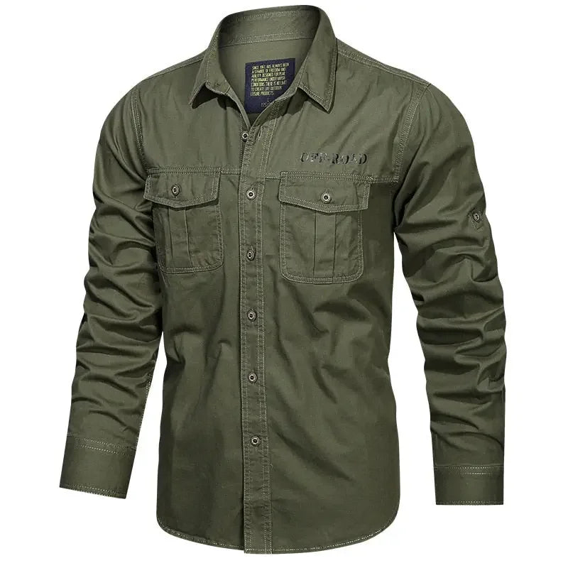 New Men&#39;s Casual Shirt 5XL 6XL Male Overshirt 2020 Military Cotton Shirts Men Brand Clothing Leisure Shirt Blouse AF1388