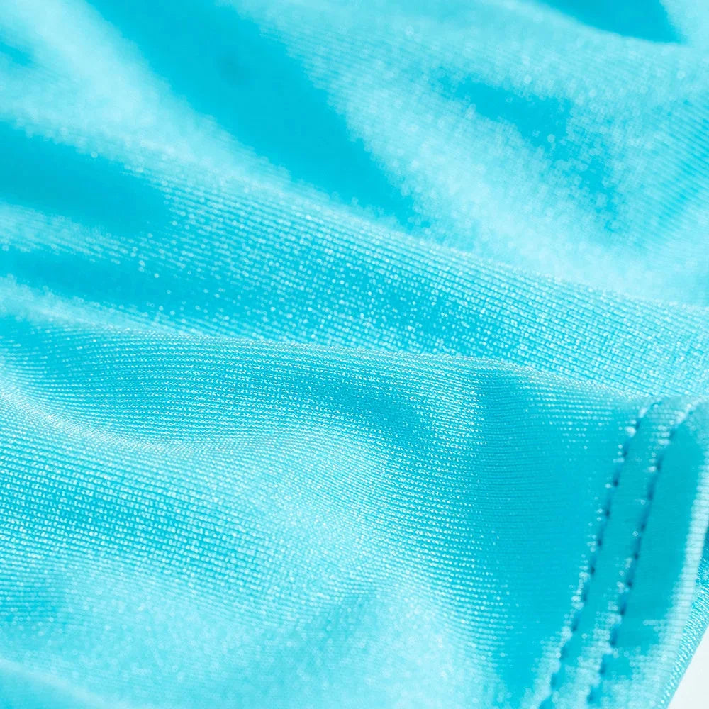 2025 Swimsuits Solid Color Bikini Set Bandage Swimwear Triangle Bathwear New Bathsuit Sexy Bikinis Women's Two Piece Suit Luxlife Brands