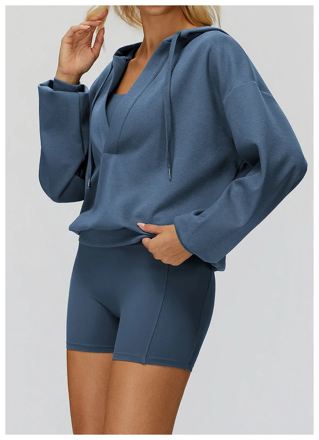 Women Loose Yoga Long Sleeve Gym Fitness Sweatshirt Workout Sports Top Female Running Push Up Sports Shirts Outdoor Long Sleeve