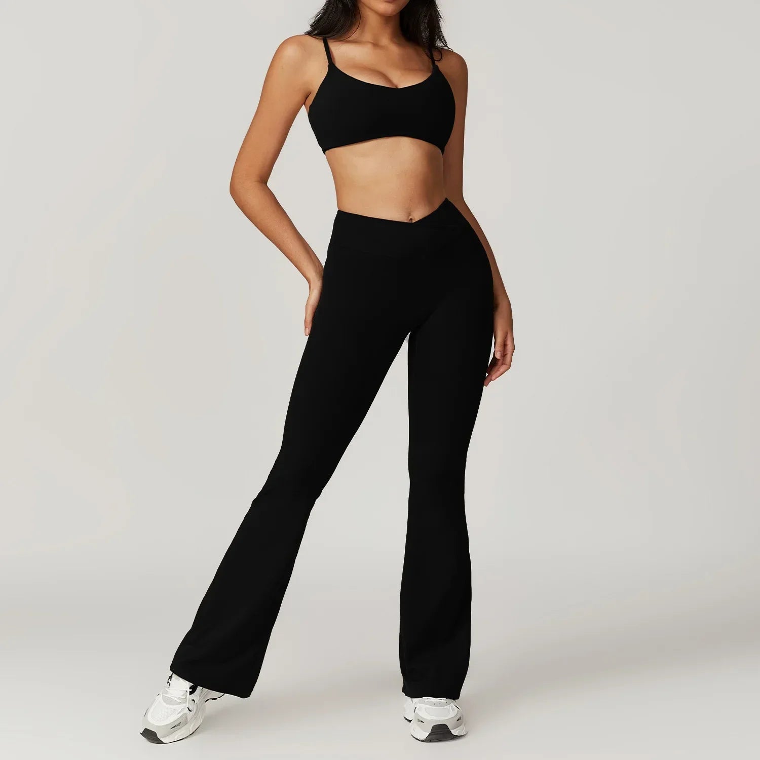 Lucid High Waist Flare Leg Yoga Set Luxlife Brands
