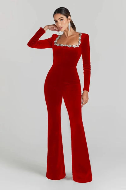 Megan Bling Wide Leg Jumpsuit