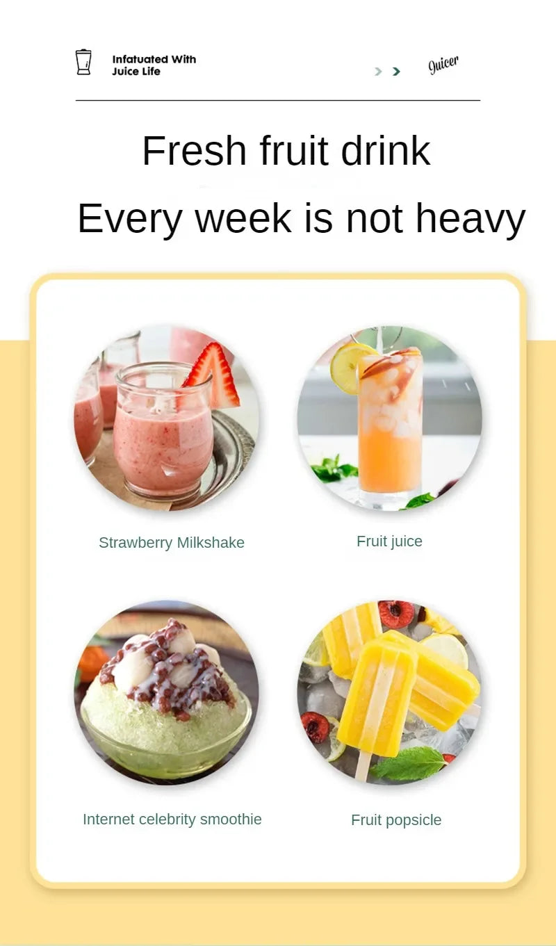 Tutti Fruity Travel Smoothie Blender With USB