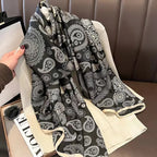 180*90cm Luxury Brand Spring Summer Autumn Women Clothing New Fashion Color matching printed silk scarf lady popular turba Luxlife Brands