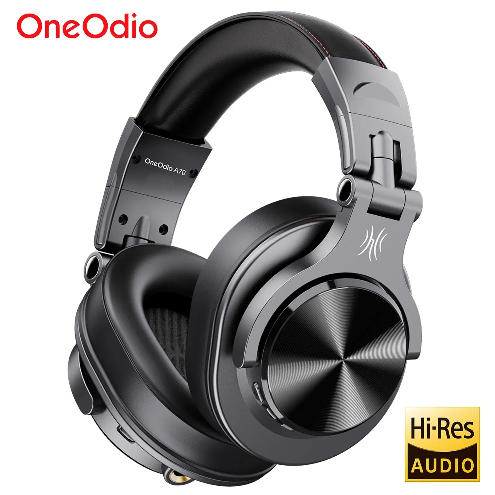 Oneodio Fusion A70 Bluetooth 5.2 Headphones Hi-Res Audio Over Ear Wireless Headset Professional Studio Monitor DJ Headphones 72H LUXLIFE BRANDS