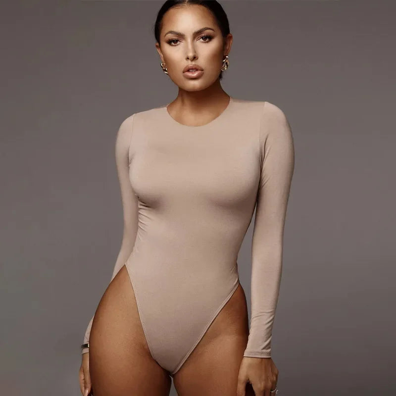 Fall Classic Long Sleeve Streetwear Bodysuit Luxlife Brands