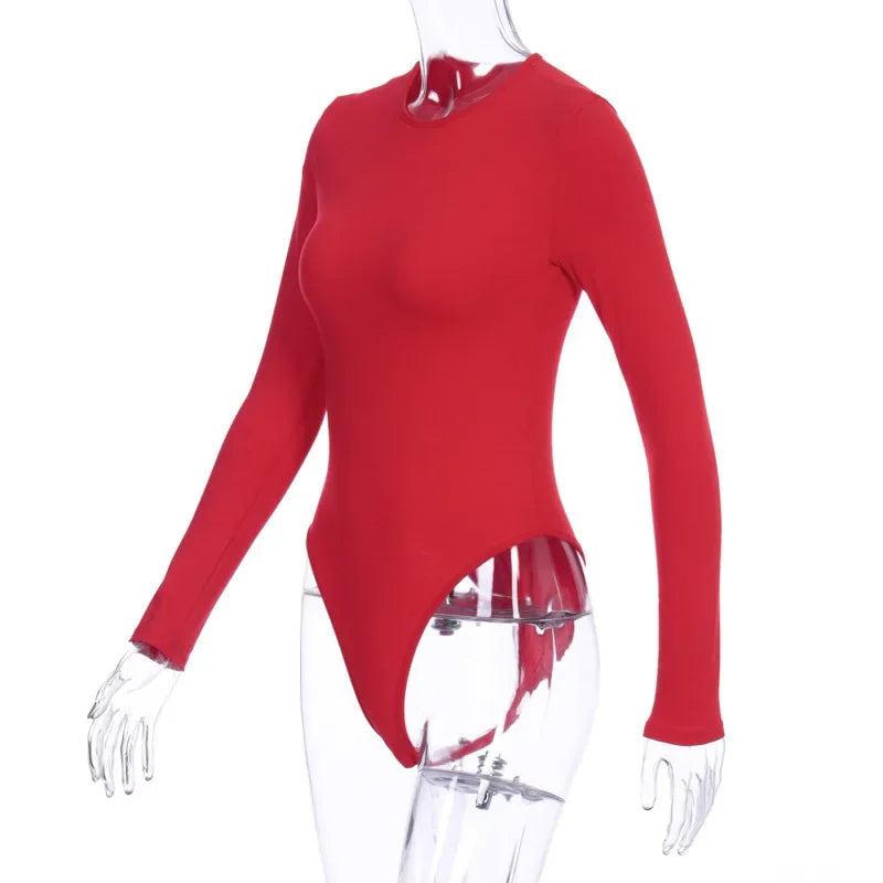 Fall Classic Long Sleeve Streetwear Bodysuit Luxlife Brands