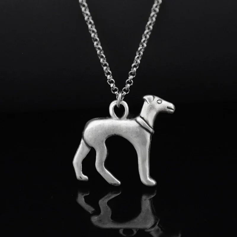 Vintage 3 Style Pomeranian & Samoyed & Keeshond & Golden Retriever & Whippet Dog Charms Pendant Necklace Women Pet Lover Gift LUXLIFE BRANDS