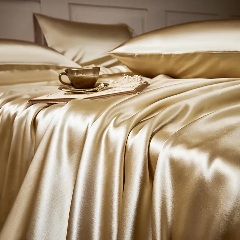 LUX Mulberry Silk Duvet & Sheet Set