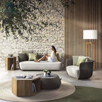Italian Style Modern Luxury Waterproof Outdoor Rattan Garden Sofa Set For Hotels And Villas For Courtyard Luxlife Brands