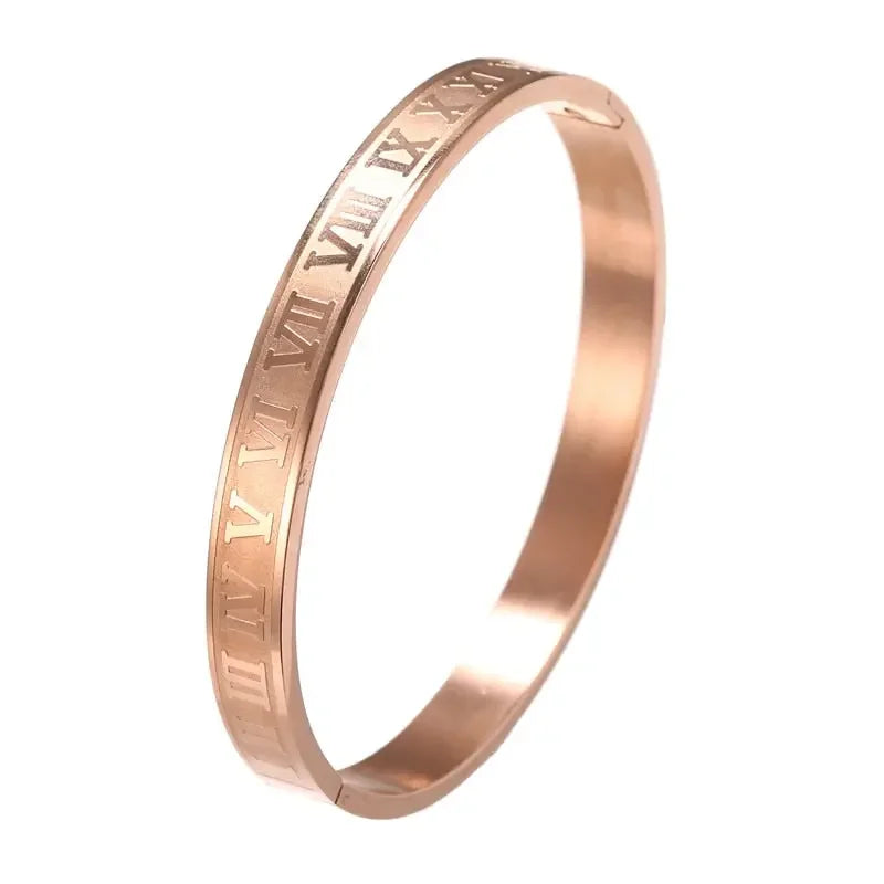 Stainless Steel Gold Color Bangle Bracelets Luxury Brand Stylish Mesh Bangle for Women Men Decoration Jewelry Accessory Gift