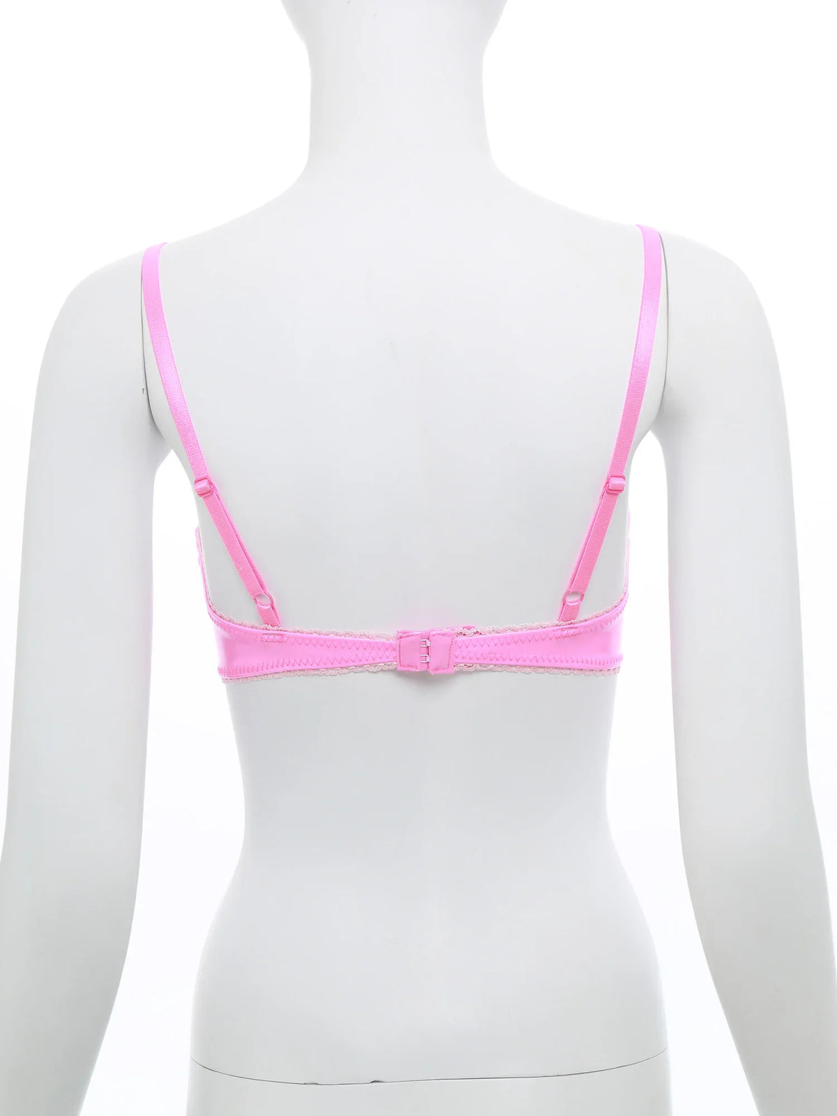 V-Notch Underwired Open Chest Bra Top