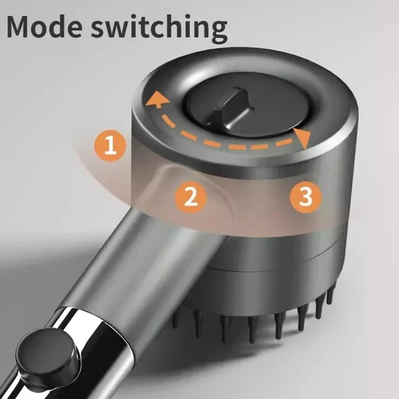 Shower Head Turbo Charged High Pressure Shower Head Rainfall with Hose Showerhead Filter Holder Bathroom Home Accessories Set LUXLIFE BRANDS