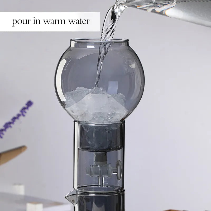 Swabue Cold Brew Coffee Pot Set Drip Filter Ecocoffee Iced Tools Barista Hand-made Glass Coffee Maker Household Pour over Kettle LUXLIFE BRANDS