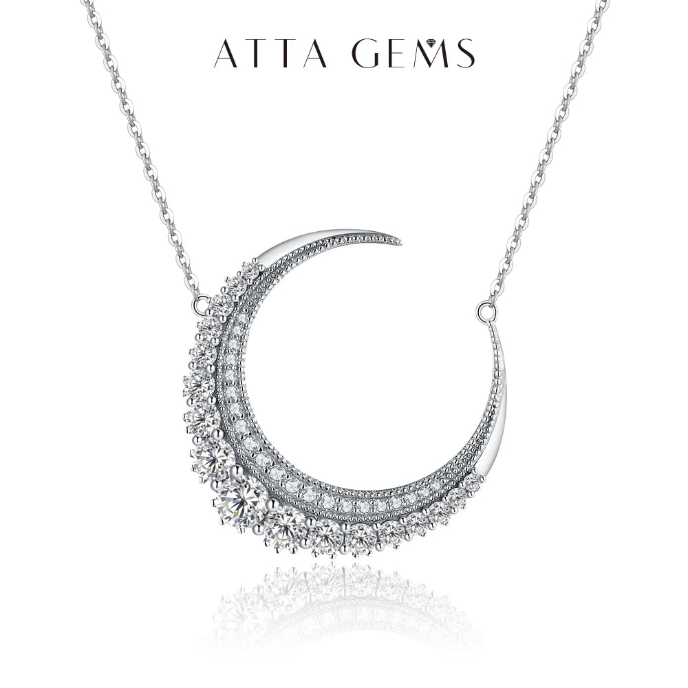 LUX FINE JEWELRY | Lunar Brilliant Cut VVSI Pendant Necklace Luxlife Brands