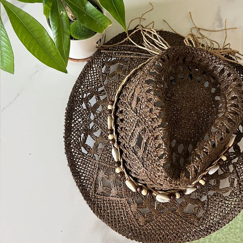 Boho Beach Straw Hat