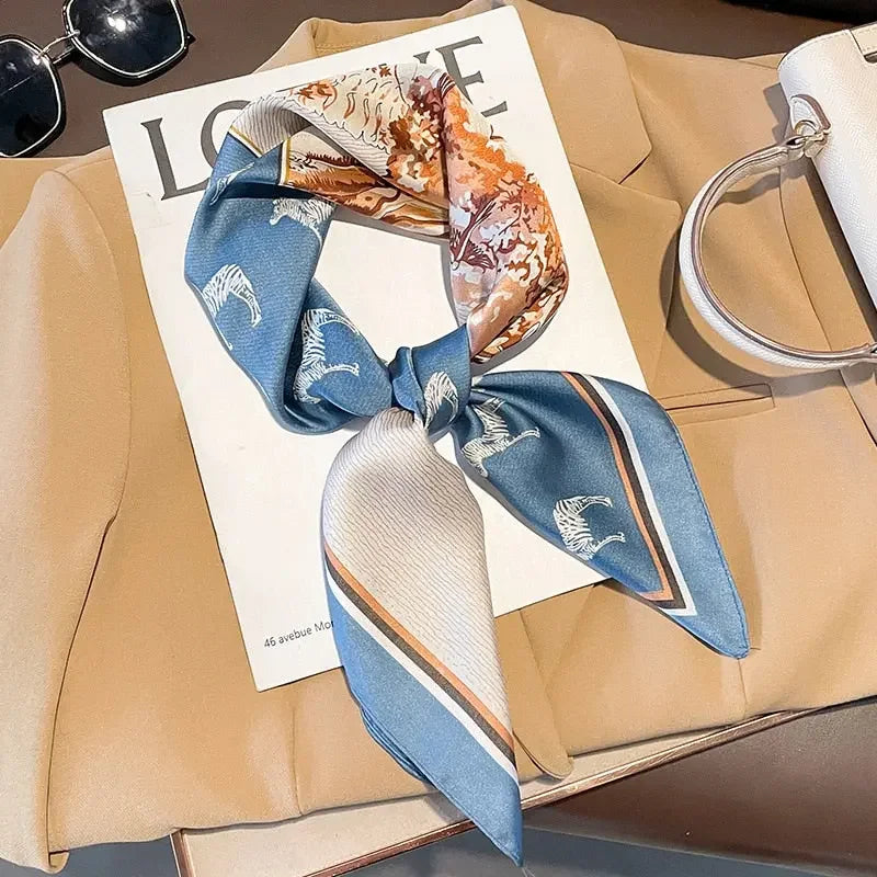 Saturday Afternoon Silk Square Scarf