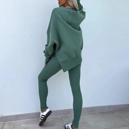 Casual Oversized Sweatshirt & Jogger Pants Set