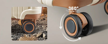 Hard Shell Luggage Sets with Duffel Bag and Toiletry Bag, TSA Lock