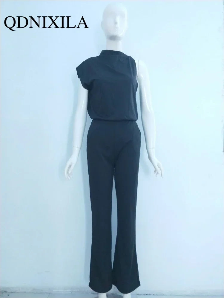 LUX Designer Wide Leg Jumpsuit